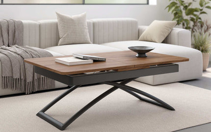 Nueve mesa Centro Convertible en mesa comedor extensible CINZIA