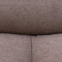 Sillón Relax manual SELOPAN marrón con tapizado suave y mecanismo metálico de palanca