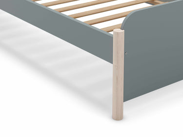 Cama juvenil ALONE nido en tonos crema y natural, diseño funcional y moderno para espacios infantiles y juveniles