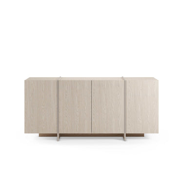Aparador salón VOLIA Crema de 178 cm con cuatro puertas y acabado en tono crema elegante y funcional