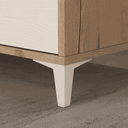 Aparador 150 LECCE de diseño moderno con 2 puertas, 2 cajones y 5 huecos, fabricado en España con materiales sostenibles.