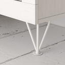 Composición dormitorio L’AQUILA con cabecero y mesitas modernas en madera y diseño elegante