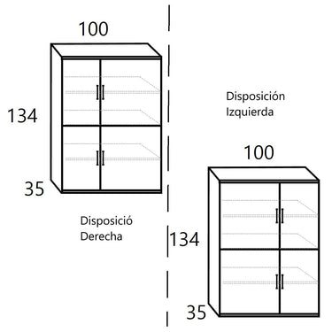 Salón comedor BOLONIA diseño nórdico mueble TV y módulo alto en madera melamínica