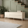 Mueble TV salón comedor TIVOLI con 1 puerta, 2 cajones y diseño moderno adaptable.