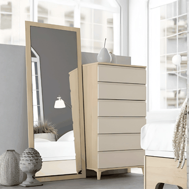 Cajonera dormitorio sinfonier LUCCA 6 cajones tirador Jota