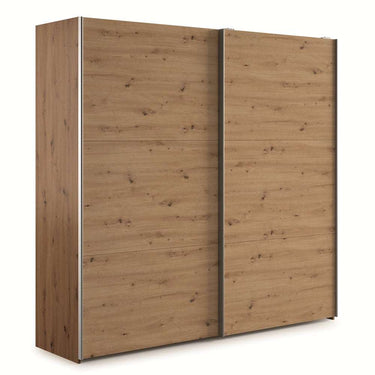 Armario corredero GENOVA 180 cm bicolor con 2 puertas y diseño moderno