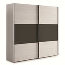Armario corredero GÉNOVA 180 cm bicolor con puertas correderas y diseño moderno para dormitorio