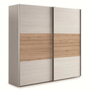 Armario corredero GÉNOVA 180 cm con 2 puertas bicolor en diseño moderno y funcional