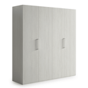 armario 4 puertas genova en roble natural de diseño contemporáneo