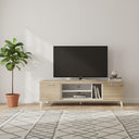 Mueble para tv con huecos multimedia para salón comedor colección BOLONIA