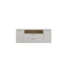 Mueble de salón comedor completo BOLONIA diseño nórdico minimalista con vitrinas, estantería y mueble TV adaptable y personalizable