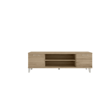 Mueble salón comedor completo BOLONIA con vitrina y módulo TV en diseño contemporáneo y materiales de alta calidad.
