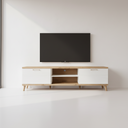 Mueble salón comedor BOLONIA diseño nórdico funcional color roble natural