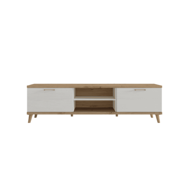 Mueble salón comedor BOLONIA diseño nórdico funcional color roble natural