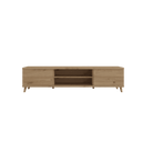 Mueble salón comedor completo BOLONIA ambiente 4 con vitrina y módulo TV en varios acabados y medidas