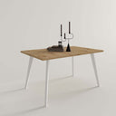 Mesa rectangular fija modelo MIRABELLA para salón comedor, diseño elegante y funcional.
