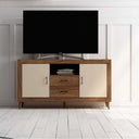 Composición Salón ASTI con mueble TV y vitrina moderna de diseño elegante y sostenible