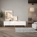 Mueble TV salón TIVOLI con 2 puertas y 2 cajones en diseño moderno y personalizable.