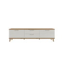 Mueble salón comedor BOLONIA diseño nórdico moderno con vitrinas modulares y mueble TV en madera de alta calidad