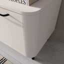Mueble salón con vitrina NAPOLI ambiente moderno con bajo TV y vitrina alta