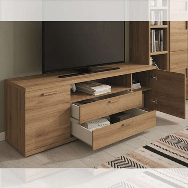 Mueble de salón BOLONIA ambiente 12 con diseño nórdico y módulos completos