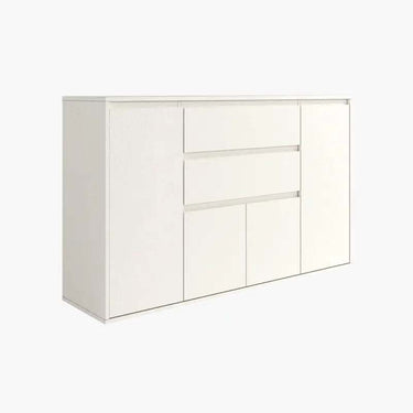 Aparador 150 cm con cuatro puertas y dos cajones de diseño contemporáneo y gran capacidad de almacenaje