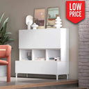 Aparador de salón FLORENCIA 1 de madera con acabado elegante y espacio de almacenamiento