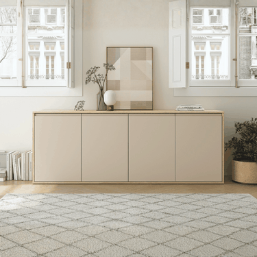 Aparador salón TIVOLI 3 o 4 puertas madera personalizable diseño moderno