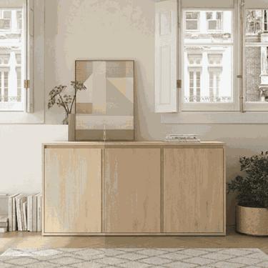 Aparador salón TIVOLI con 3 o 4 puertas, diseño personalizado y almacenamiento amplio