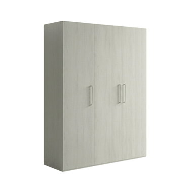 armario 3 puertas genova diseño funcional con acabado roble natural