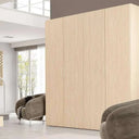 Armario 4 puertas L'AQUILA color roble con cuatro bisagras por puerta y altura de 211 cm