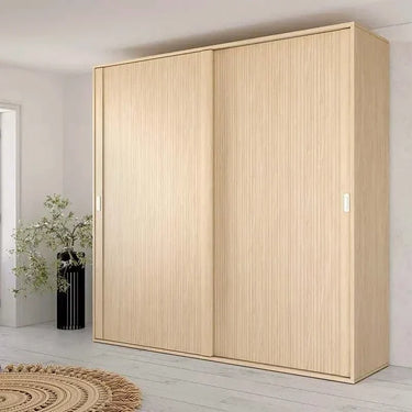 Armario corredero L'AQUILA de 2 puertas y 211 cm de alto estilo nórdico