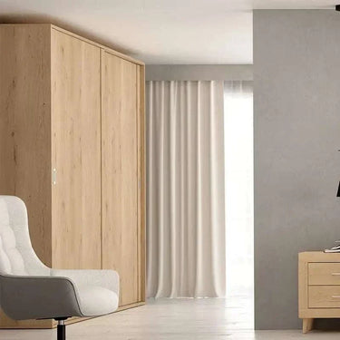 Armario corredero L'AQUILA de 2 puertas estilo nórdico altura 211 cm