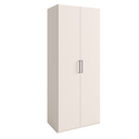 Armario 2 puertas CAPRI madera compacto moderno con tiradores negros