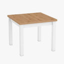 Mesa cuadrada extensible mod. GIULA con patas cuadradas y diseño moderno