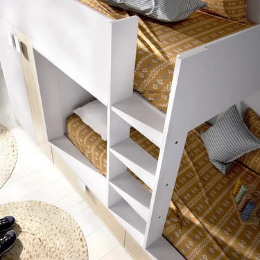 Cama tren con armario y dos cajones mod. ASAMI