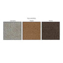 Chaisselonge extensible ARPUC en color magnol con arcón abatible y taburetes tapizados, fabricada en España