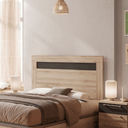 Cabecero cama GÉNOVA mod Camogli en madera con detalle en contraste