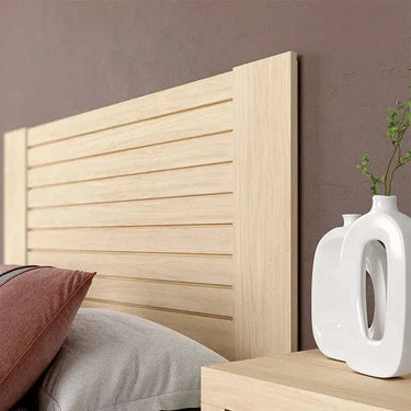 Cabecero L'AQUILA mod. 5 en madera melamina con molduras, fabricado en España, pre-montado en 2 piezas