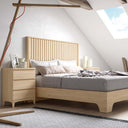 Cabecero de matrimonio LUCCA mod. 1 en madera melamina, personalizable y resistente.