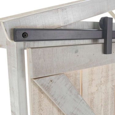 Cama montessori cabaña granero blanca de madera para dormitorio infantil
