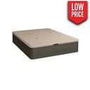Canapé gran capacidad LIS 30mm con tapa tapizada 3D y sistema hidráulico de apertura, ventilación incorporada y estructura de MDF, diseño moderno y sostenible.