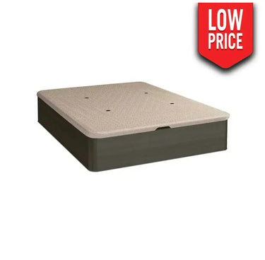 Canapé gran capacidad LIS 30mm con tapa tapizada 3D y sistema hidráulico de apertura, ventilación incorporada y estructura de MDF, diseño moderno y sostenible.