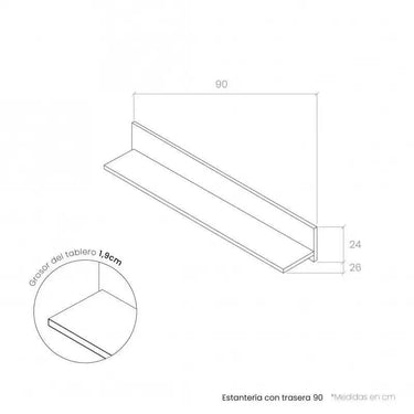 Composición de salón LECCE con mueble TV, vitrina de cristal, estante de pared en tonos madera naturales