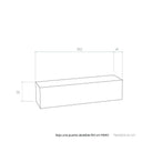 conjunto moderno de composición de salón comedor florecia color artesanal con muebles funcionales y almacenamiento práctico