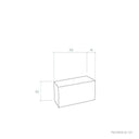 Composición de Salón Comedor FLORENCIA ambiente 8 minimalista y moderna en tonos artisan, ébano y blanco.