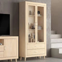 Composición Salón ASTI mueble de TV y vitrina de diseño moderno y sostenible
