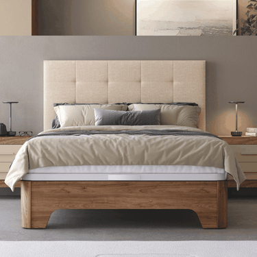 Cabecero tapizado L'AQUILA para dormitorio de matrimonio elegante y personalizado