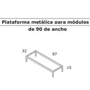 Estantería librería de 2 puertas modelo ASTI personalizable y fabricada en España