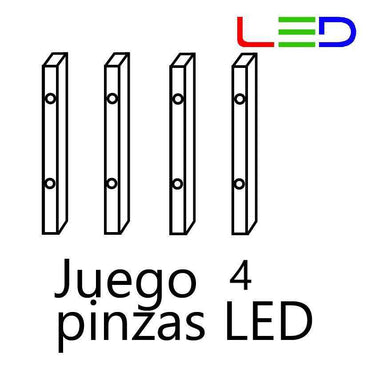 Mueble comedor para TV CATANIA 2 mod.LED grande en estilo nórdico con iluminación LED y tiradores integrados.